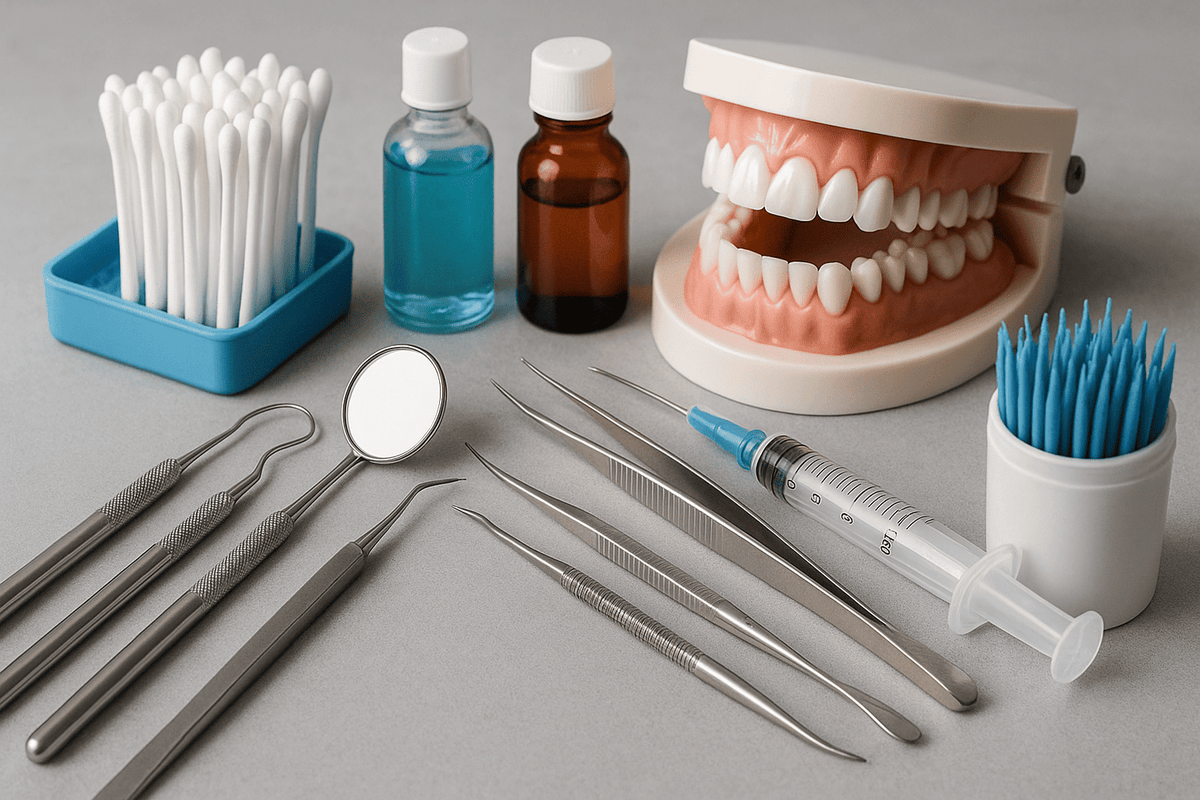 Insumos odontológicos imprescindibles: lo que no puede faltar en tu clínica