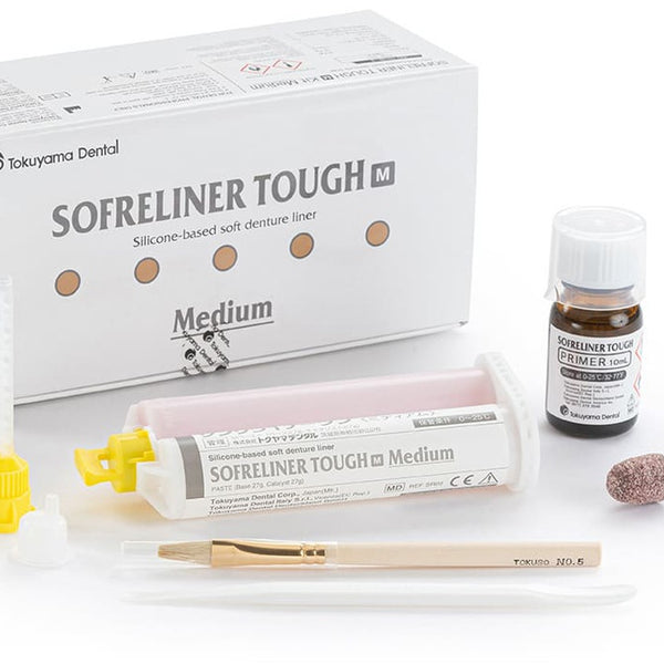 Kit Silicona para Rebase de prótesis Sofreliner tough Medium Tokuyama (1)