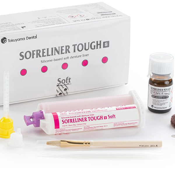 Kit Silicona para Rebase de prótesis Sofreliner tough Soft Tokuyama (1)