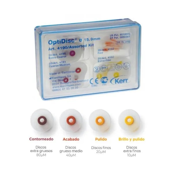 Optidisc Discos de Pulido Kerr