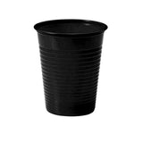 Vasos desechables negros