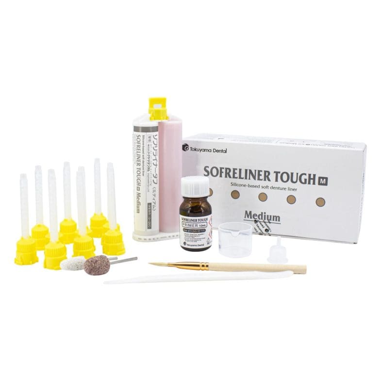 Kit Silicona para Rebase de prótesis Sofreliner tough Medium Tokuyama